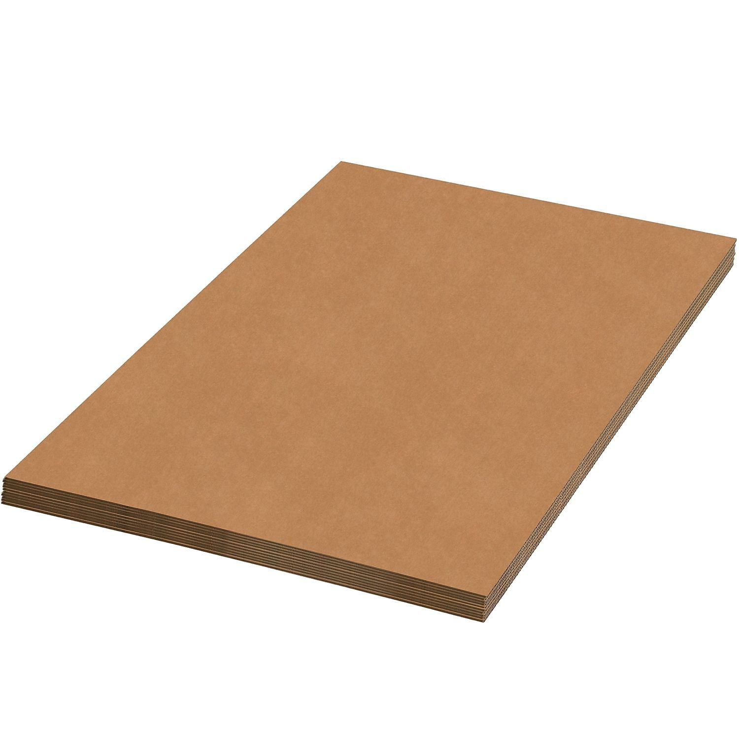 35 8.5 x 11 EcoSwift Corrugated Cardboard Pads Inserts Sheet 32 ECT 1/8" Thick 