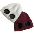 thumbnail image 4 of ZPAQI Warm Hat Decorative Goggles Beanies for Women Hip Hop Hat Unique Hat 2000s, 4 of 19