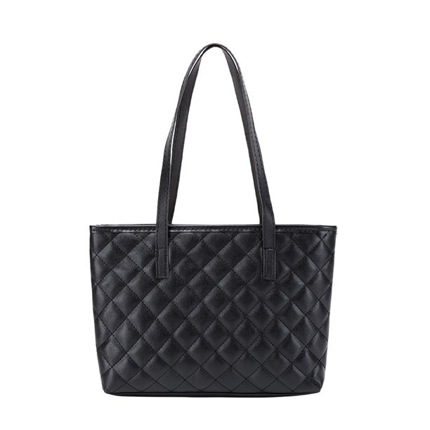 SAYOO Bolso de hombro para mujer Lingge/ Patrón de cocodrilo/ Estampado/ Diseño de leopardo Cierre de cremallera Bolso de mano de gran capacidad SAYOO casual