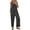 Grey, variant on ZAZYULZ Summer Jumpsuits Womens Tank Jumpsuits Scoop Neck Sleeveless Rompers Casual Wide Leg Loose Fit Rompers With Pockets(Black,Xl)