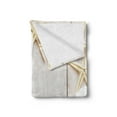 thumbnail image 2 of Seashell Soft Flannel Fleece Blanket, Nautical Themed Seashells and Starfish Frames on Pure Wooden Planks Backdrop, Cozy Plush for Indoor and Outdoor Use, 50" x 70", Cream and Beige, by Ambesonne, 2 of 5