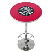 Toronto Raptors City Bar Table with Adjustable Footrest and Acrylic Top