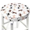 thumbnail image 6 of Goofa Yoga Labrador Retriever Printed Stool Covers Round, Waterproof Round Bar Stool Covers Anti-Slip Round Bar Stool Seat Cover with Elastic Bands Durable -13 inch, 6 of 7