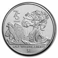 thumbnail image 3 of 2022 BVI .91 oz Cupro-Nickel $1 Last Walking Liberty 75th Anniv., 3 of 4