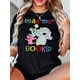 thumbnail image 1 of Camiseta De Manga Corta Para Mujer, Camisetas De Verano Para Pescar, Acampar, Uso DiarioCreative English Colorful Elephant Pattern Print Women's Fashion Trendy Round Neck Short Sleeve, Simple Casual, 1 of 6
