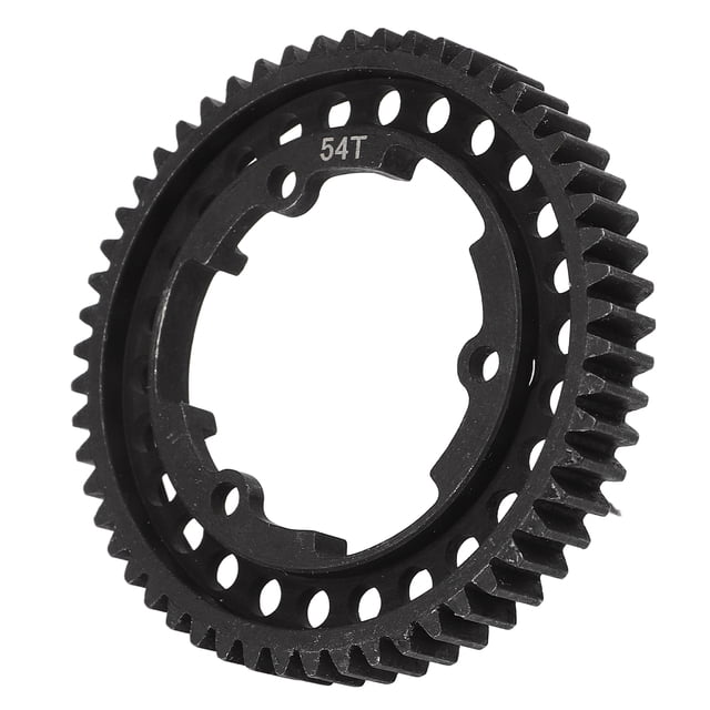 54T RC Car Main Gear, Smoother Riding Improved Gear Meshing 54T Steel Main Spur Gear Rustproof For Maintenance