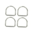 thumbnail image 2 of 4 Uds. de anillos de Metal en D, correas para cinturones, hebillas para manualidades, hebillas en forma de D para bolsos, correas, monedero, proyectos 4mmx25mmx22mm Macarena Anillos D, 2 of 8