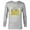 Athletic Heather, variant on The Simpsons Isle Style Board Meeting Beach Surfing - Long Sleeve T-Shirt for Men - Customized-White