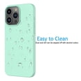 thumbnail image 3 of Njjex For iPhone 15 Pro Max Case with Screen Protector,Liquid Silicone Soft Gel Rubber Slim Microfiber Lining Cushion Texture Cover Shockproof Protective Case for iPhone 15 Pro Max 6.7", Green, 3 of 7