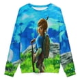 thumbnail image 4 of The Legend of Zelda Breath of The Wild Unisex Pullover Hoodie Fashion Round Neck Sweatshirts Sweater For Mens Womens, 4 of 6