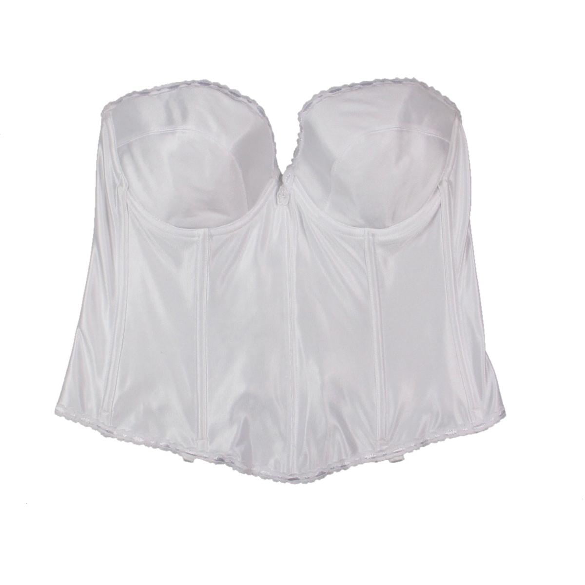 Carnival Womens Satin Longline Strapless Bra