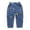 pants 138#Dark Blue, variant on Boy's Jeans for Summer Cartoon Embroidery Denim Pants with Relaxed Fit Elastic Waist Breathable Trousers Versatile Casual Daily Wear,Dark Blue,Size 3 Y-4 Y
