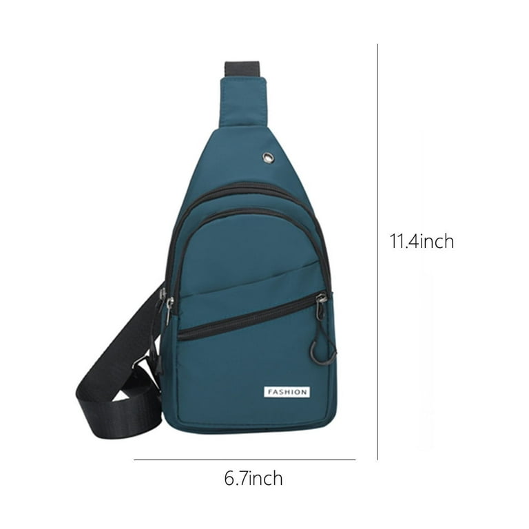 Designer Unisex Chest Bag One Shoulder Men's Vertical Square Bag Large  Capacity Multifunctional Small Backpack Crossbody Bag