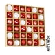 thumbnail image 2 of Bolas navideñas de 3 cm con formas especiales | Juego de 36 adornos de plástico mate | Adornos para árbol pintados y colgantes navideños, 2 of 5