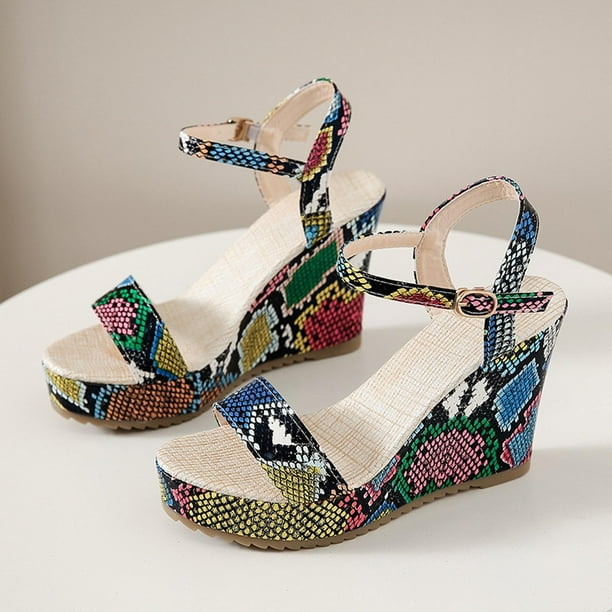 Heel wedges walmart best sale