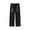 Black, variant on Men's High Street Cut Jeans Straight Leg Casual Pants with Zip Up Design for Comfort