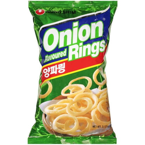 nong shim flavored rings, onion, 3.17 ounce