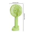 thumbnail image 2 of Mini ventilador de mano con base de carga USB aire acondicionado pequeño para el hogar (verde), 2 of 6