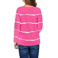 thumbnail image 2 of Langwyqu Girls Casual Long Sleeve T Shirts Striped Tunic Tops Size 4-15 Years, 2 of 5