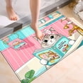 thumbnail image 6 of YIMEIS Cute Cat Full-House Coverage Flannel Mat Set 19.7''*31.5''/17.7''*47.2'', Soft & Non-Slip, Multi-Use Rug for Bathroom, Bedroom & Hallway, 6 of 10