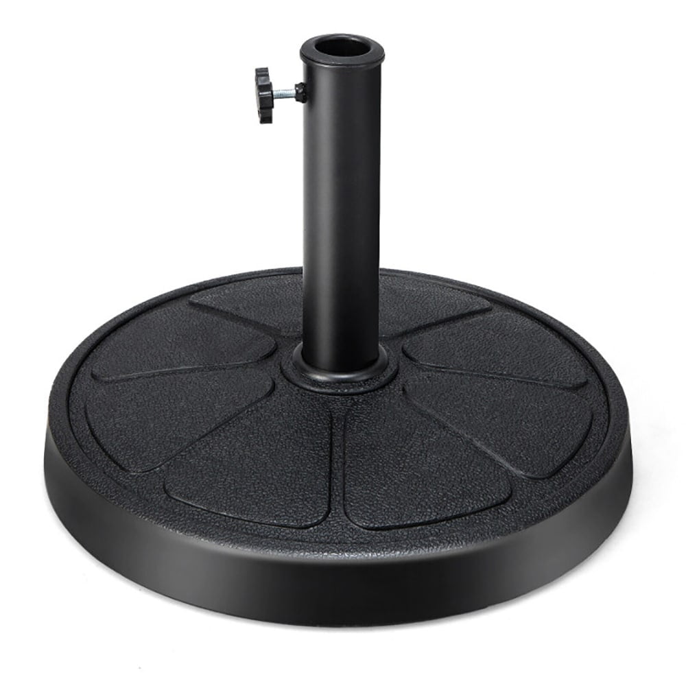 Resenkos 31LBS 18-Inch Round Outdoor Umbrella Base, Black