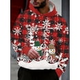 thumbnail image 2 of Sudaderas con capucha navideñas de moda para hombre, sudaderas con estampados 3D, sudaderas con cordón, ropa deportiva, camisetas de manga larga, ropa informal para hombre, 2 of 4