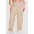 thumbnail image 3 of Women's Plus Size Wide Leg Textured Knit Pants, 3 of 4