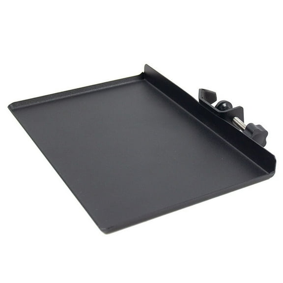 Clamp on Tray Drum Microphone Tray Microphone Base Child 13X20CM Black