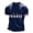 Navy, variant on Soccer Cup 2026 Jersey for Men, Crew Neck Short Sleeve France Rooster & Stars Graphic Tee - Soft Cotton Blend Fan Top for Match Day & Stadium Blue L