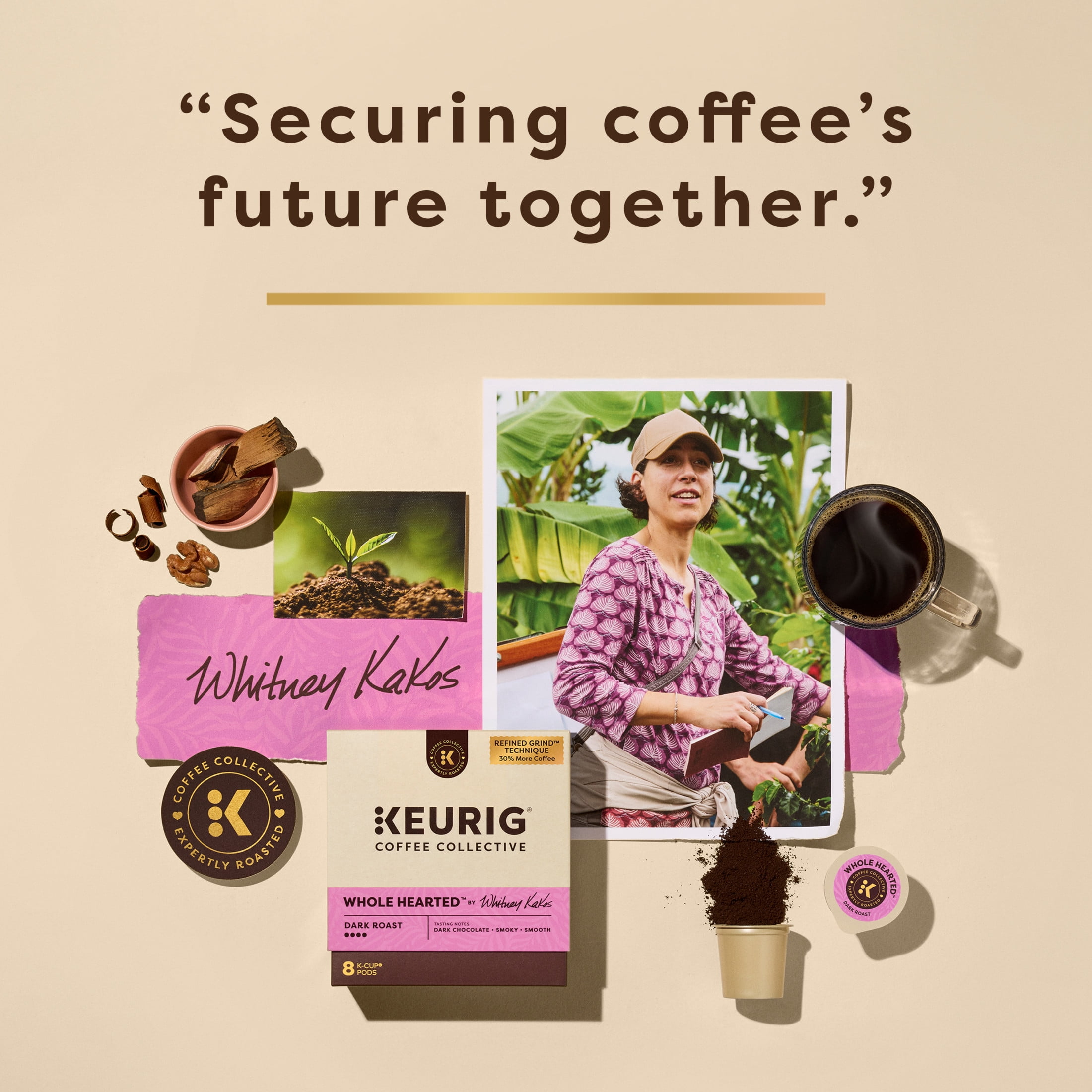 Keurig Coffee Collective, Whole Hearted by Whitney Kakos, Dark