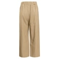 thumbnail image 5 of Bibifish Womens Pants Slate Pleated Waist Lightweight Baggy Tapered Leg Pants Outdoor Trips Daily Wear Trousers With Side Pockets, 5 of 6