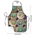 thumbnail image 2 of Pofeuu Cactus Garden Print Aprons with Pockets, Cute Aprons for Kitchen, Cooking, Server, Barber, Chef Apron, 2 of 7