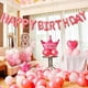 thumbnail image 2 of Pancarta de globos de feliz cumpleaños rosa / Pancarta de feliz cumpleaños rosa / Pancarta de globos de feliz cumpleaños rosa / Pancarta de feliz cumpleaños rosa / Guirnalda de feliz cumpleaños con le, 2 of 5