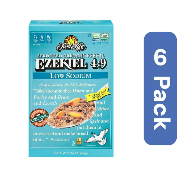 Food For Life Cereal Sprouted Crunchy Organic 16 oz (Pack Of 6)