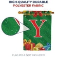 thumbnail image 4 of America Forever Monogram Christmas House Flag Letter Y 28 x 40 inch Double Sided Merry Christmas Gifts Presents Ornament Ball Winter Farmhouse Red & Green Holiday Yard Outdoor Decoration, 4 of 7