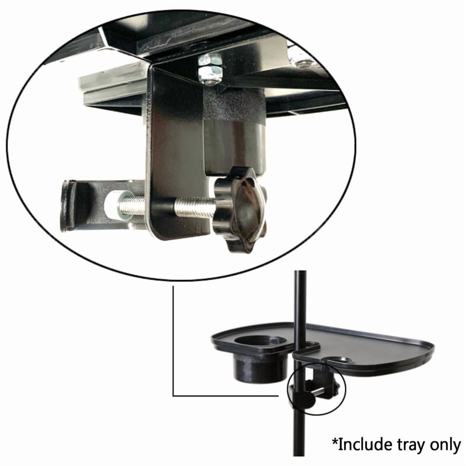 Sound Card Tray Live Microphone Plastic Stand Threaded Clamp Clip Fit for Tripod