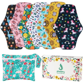 Reusable Panty Liners 6pcs Maternity Napkin Bamboo Cloth Pads Menstrual Panty  Liners Washable Cloth Girls' Panties Bamboo Napkins Menstrual Pad Girls Pad  Cloth Napkin