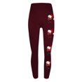 thumbnail image 3 of COM1950s Pantalons de Yoga pour Femmes, Pantalons pour Femmes, Imprimé Verre de Vin Rouge de Noël Décontracté Rehausseur de Hanches Pantalons de Yoga Extensibles Leggings, Pantalons de Yoga Femmes, Pantalons de Yoga Femmes, Pantalons Rouges Femmes, 3 of 5