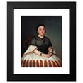 thumbnail image 2 of Prilidiano Pueyrredòn 20x24 Black Modern Framed Museum Art Print Titled - Portrait of a Young Woman, 2 of 5