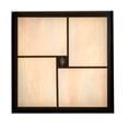 thumbnail image 5 of Meyda Tiffany 171308 Mission 4 Light 24" Wide Flush Mount Square Ceiling Fixture - Bronze, 5 of 7
