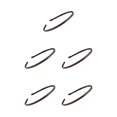 thumbnail image 1 of Jumpingount Cintas para el cabello Accesorios para peinados resistentes al desgaste Cintas para la cabeza para mujeres Café Café 5piezas, 1 of 6
