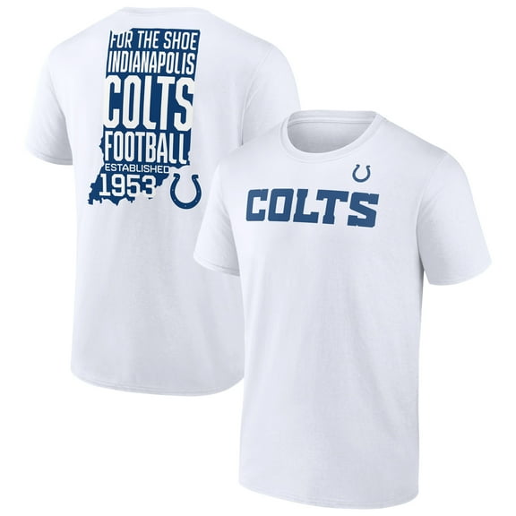 Men's  White Indianapolis Colts Hot Shot T-Shirt
