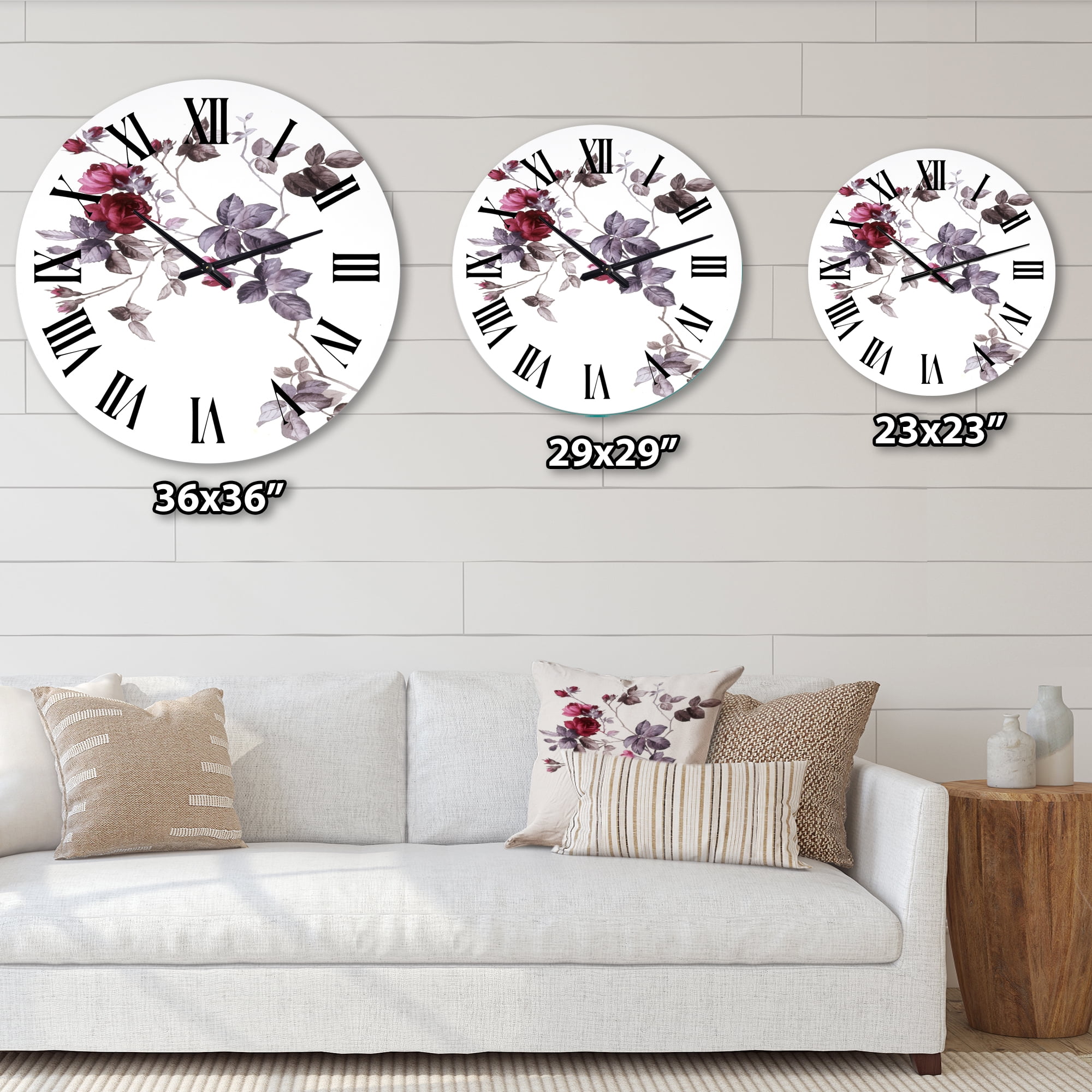 Designart 1 in Traditional Wall Clock