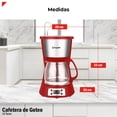 thumbnail image 4 of Bogner Cafetera Digital De Goteo Capacidad De 12 Tazas BDCM12R, 4 of 9