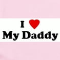 thumbnail image 2 of CafePress - I Love My Daddy Infant Bodysuit - Baby Light Bodysuit, Size Newborn - 24 Months, 2 of 4