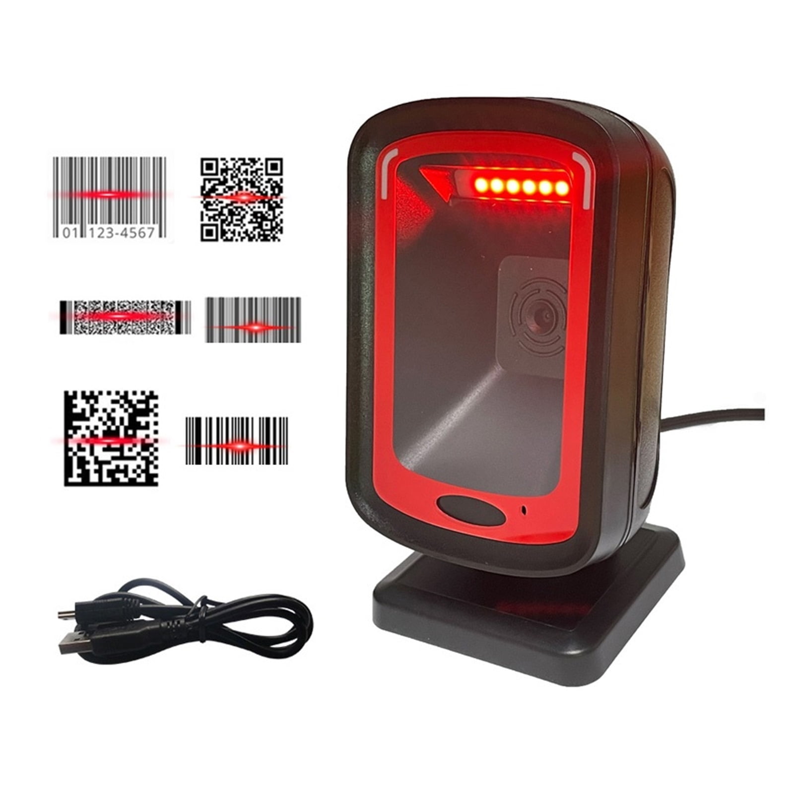 Embedded Barcode Scanner 1D 2D QR-Code Omnidirectional Desktop High-performance Auto Sense Data Code Reader For Supermarket ,Easy to Operate