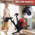 thumbnail image 5 of Smart Knob Electromagnetic Control Indoor Cycling Bike with Adjustable Resistance, LCD Monitor, Dual-Triangle Frame, and Comfort for Home Fitness Enthusiasts, 5 of 9