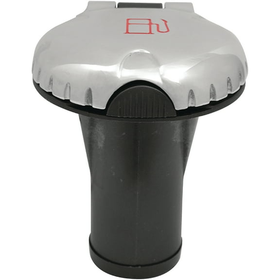 Attwood 99DFPVSS1S Straight Gas Deck Fill For Pressure Release Systems, Stainless Cap
