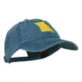 thumbnail image 5 of Missouri State Map Embroidered Washed Cotton Cap - Navy OSFM, 5 of 5