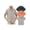 Charcoal Grey/Coral/Light Khaki, variant on 3-Pack Boys Button Down Shirt Short Sleeve Summer Casual Shirts for Boys Ages 8-12